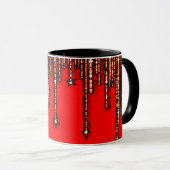 Vibrant Colorful Combo Mug – ぴったりのサイズ、デジタル マグカップ (正面右)