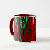 Vibrant Colorful Combo Mug – ぴったりのサイズ、デジタル マグカップ (正面左)