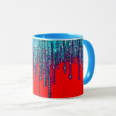 Vibrant Colorful Combo Mug – ぴったりのサイズ、デジタル マグカップ (正面右)