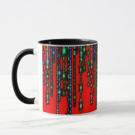 Vibrant Colorful Combo Mug – ぴったりのサイズ、デジタル マグカップ