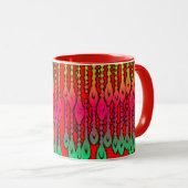 Vibrant Colorful Combo Mug – ぴったりのサイズ、デジタル マグカップ (正面右)