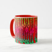 Vibrant Colorful Combo Mug – ぴったりのサイズ、デジタル マグカップ (正面左)