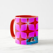 Vibrant Colorful Combo Mug – ぴったりのサイズ、デジタル マグカップ (正面左)