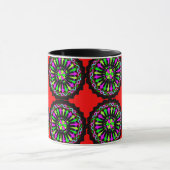 Vibrant Colorful Combo Mug – ぴったりのサイズ、デジタル マグカップ (中央)
