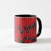 Vibrant Colorful Combo Mug – ぴったりのサイズ、デジタル マグカップ (正面右)