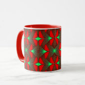 Vibrant Colorful Combo Mug – ぴったりのサイズ、デジタル マグカップ (正面左)