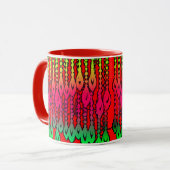 Vibrant Colorful Combo Mug – ぴったりのサイズ、デジタル マグカップ (正面左)