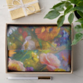 Vibrant Colorful Spring Flowers Decoupage 薄葉紙 (ギフト)