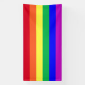 Vibrant Colors Gay Pride Flag Rainbow Stripe Party 横断幕 (縦)