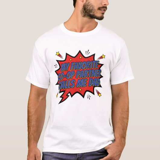 Vibrant Comic Pop Art Tシャツ (正面)