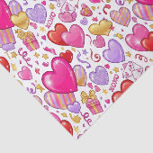 Vibrant Confetti Hearts  薄葉紙 (詳細)