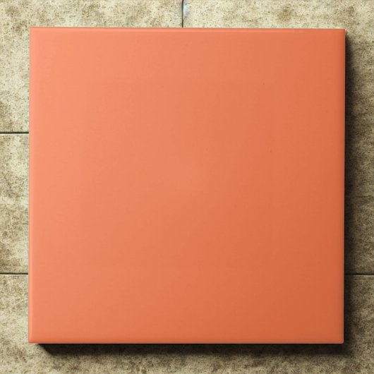 Vibrant Coral #ff7f50 Tropical Accent タイル