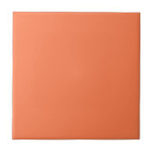 Vibrant Coral #ff7f50 Tropical Accent タイル (正面)
