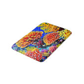 Vibrant Coral Reef Sea Wonder Art バスマット (アングル)