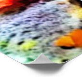 Vibrant Coral Reef Sea Wonder Art ポスター (角)