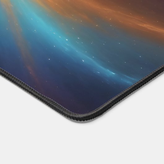 Vibrant Cosmic Supernova Explosion Abstract Space デスクマット (コーナー)