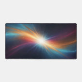 Vibrant Cosmic Supernova Explosion Abstract Space デスクマット (正面)