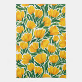 Vibrant Daffodil Kitchen Towels キッチンタオル (縦)
