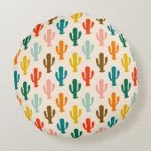 Vibrant Desert Botanical  ラウンドクッション (裏面)