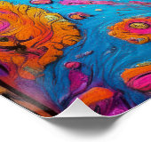 Vibrant Dia de los Muertos in Charro Outfi ポスター (コーナー)