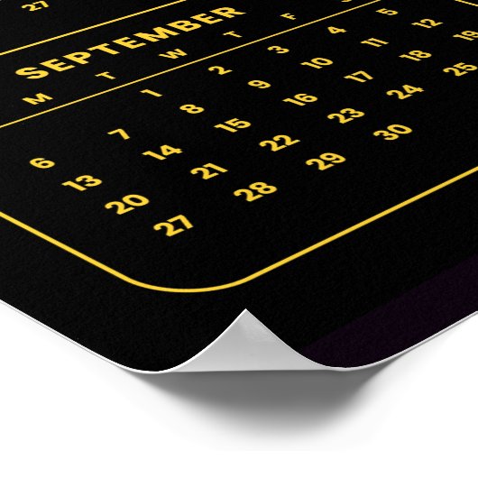 Vibrant Día de los Muertos Sugar Skull Art  ポスター (角)