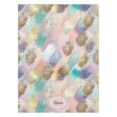 Vibrant Diagonal Brushstroke Pattern テーブルクロス (正面)