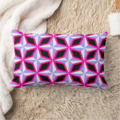 Vibrant Digital Design Lumbar Pillow – ランバークッション (ブランケット)