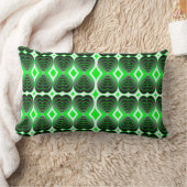 Vibrant Digital Design Lumbar Pillow – ランバークッション (ブランケット)