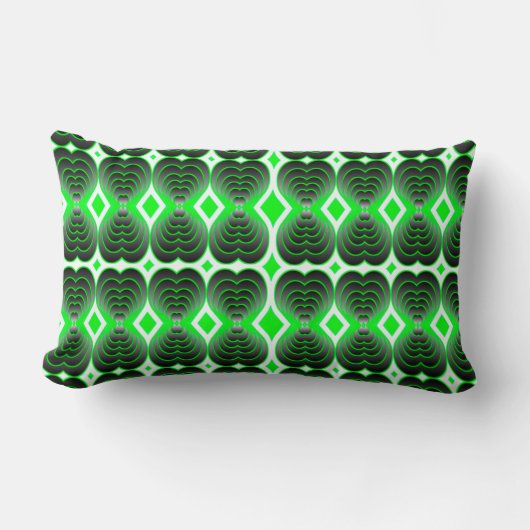 Vibrant Digital Design Lumbar Pillow – ランバークッション (正面)