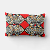 Vibrant Digital Design Lumbar Pillow – ランバークッション (裏面)