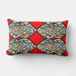 Vibrant Digital Design Lumbar Pillow – ランバークッション