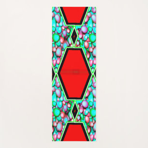 Vibrant Digital Design Yoga Mat – ぴったりのサイズ ヨガマット