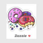   Vibrant Donut Sticker  シール (シート)