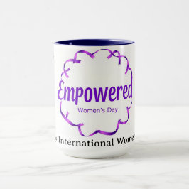 Vibrant Dopamine Decor Empowered IWD 2026 マグカップ