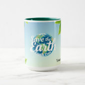 Vibrant Dopamine Eco-Guardians' Embrace マグカップ (中央)