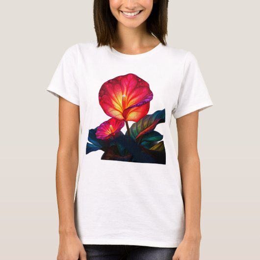 vibrant ethereal flower tシャツ (正面)