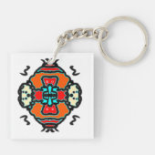 Vibrant Ethnic Zen キーホルダー (裏面)