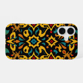 Vibrant Exotic Tile Phone Case iPhone 16ケース (裏面横)