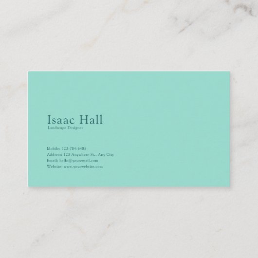 Vibrant Fantasy Earth Globe and Lush Rose Garden 名刺 (裏面)