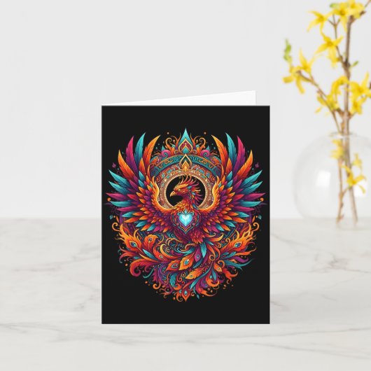 Vibrant Fantasy Pcute Ss Cute Ssnix Mythical Bird  カード (黄色い花)