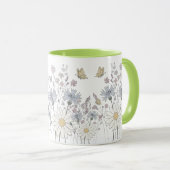 Vibrant field of wildflowers  マグカップ (正面右)