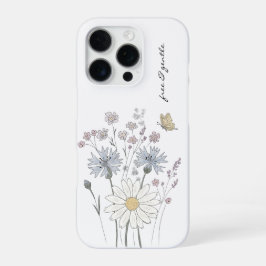 Vibrant field of wildflowers  iPhone 16 proケース