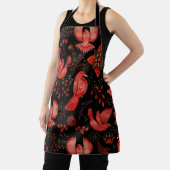  Vibrant floral and leafy pattern designs エプロン (インサイチュ)