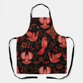  Vibrant floral and leafy pattern designs エプロン (正面)