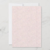 Vibrant Floral Arch Gold Frame Wedding Invitation 招待状 (裏面)