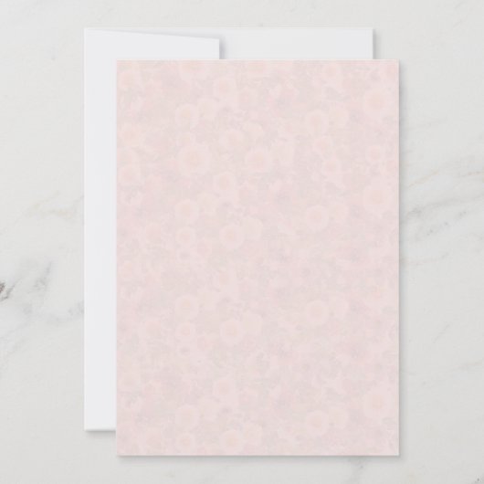 Vibrant Floral Arch Gold Frame Wedding Invitation 招待状 (裏面)