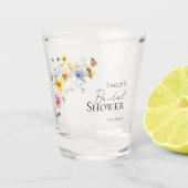 Vibrant Floral Boho Bridal Shower ショットグラス (正面)