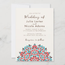 Vibrant Floral Fragrance Delight Mandala Wedding