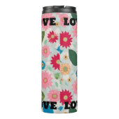 Vibrant Floral Garden Seamless Pattern - Cheerful  タンブラー (裏面)