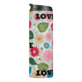 Vibrant Floral Garden Seamless Pattern - Cheerful  タンブラー (回転右)